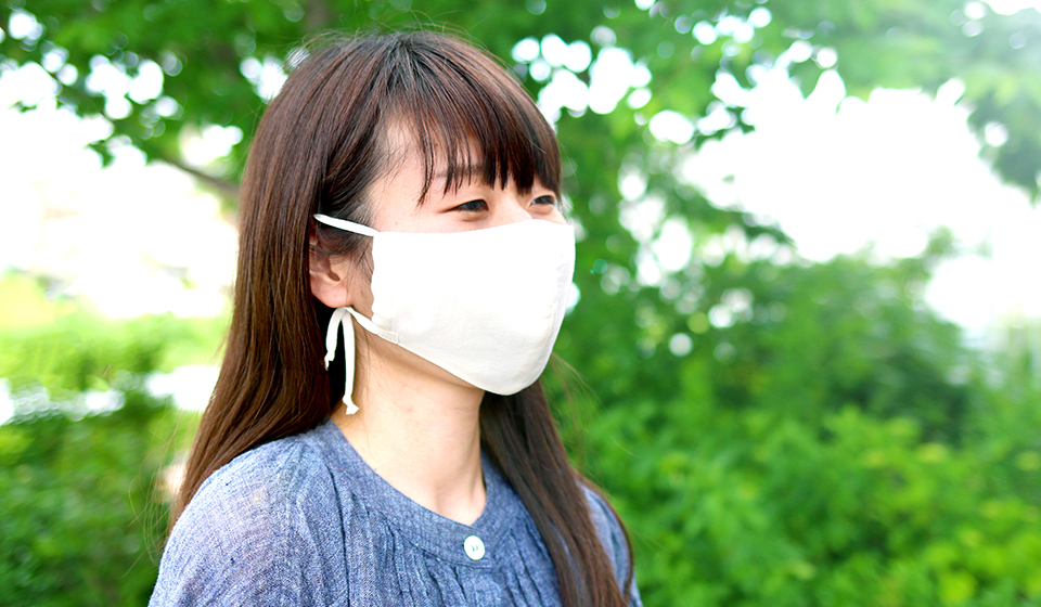 わたしの好きなもの「ナデルと作った夏用のオーガニックコットンガーゼマスク」
